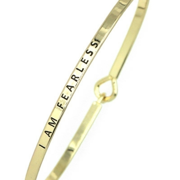 Jewelry - I Am Fearless Message Bracelet